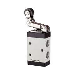 Riegler 115960. 3/2-Wegeventil, mech. betätigt, »M3«, RH, fr. Rücklauf, NC, G 1/8