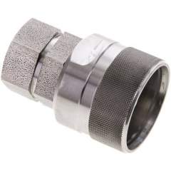 Edelstahl-Schraubkupplung, Stecker Baugr.3, G 1/2"(IG)