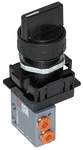Riegler 106401.3/2-way mini valve manual, Rotating knob, NC, monostable,4mm side