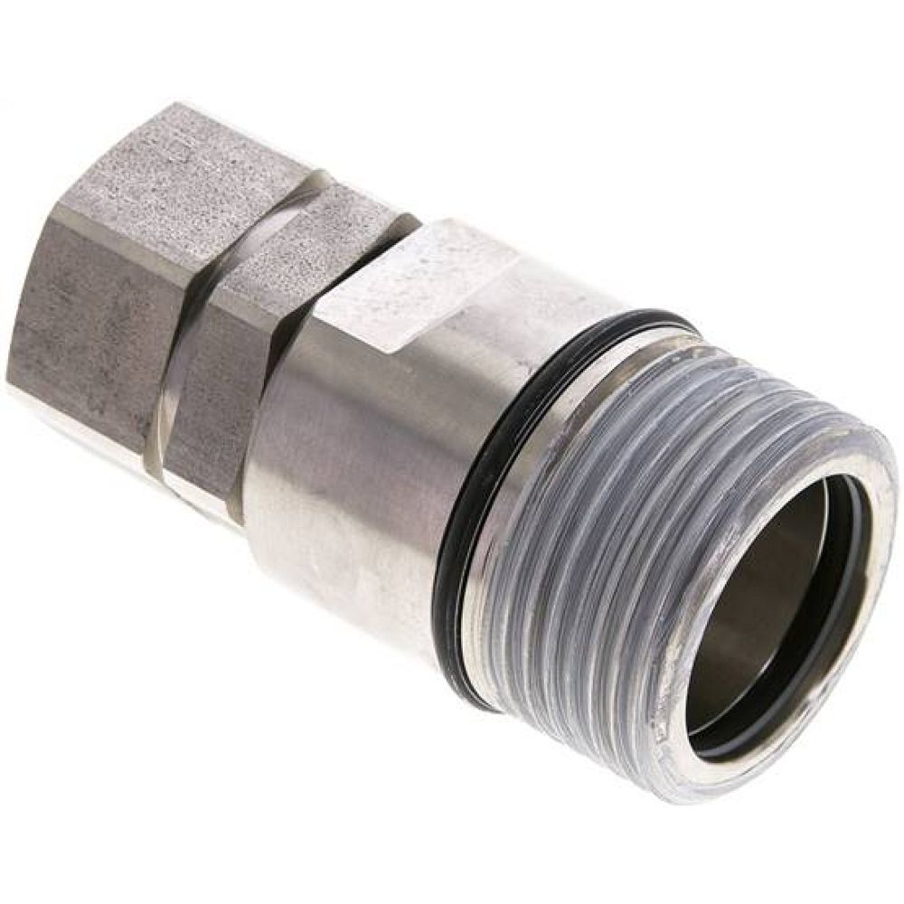 Edelstahl-Schraubkupplung, Muffe Baugr.6, G 1"(IG)