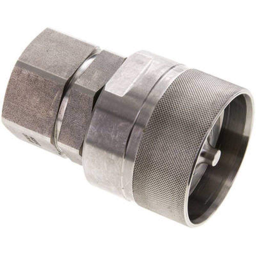 Edelstahl-Schraubkupplung, Stecker Baugr.6, G 1"(IG)