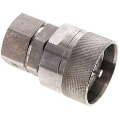 Edelstahl-Schraubkupplung, Stecker Baugr.6, G 1"(IG)