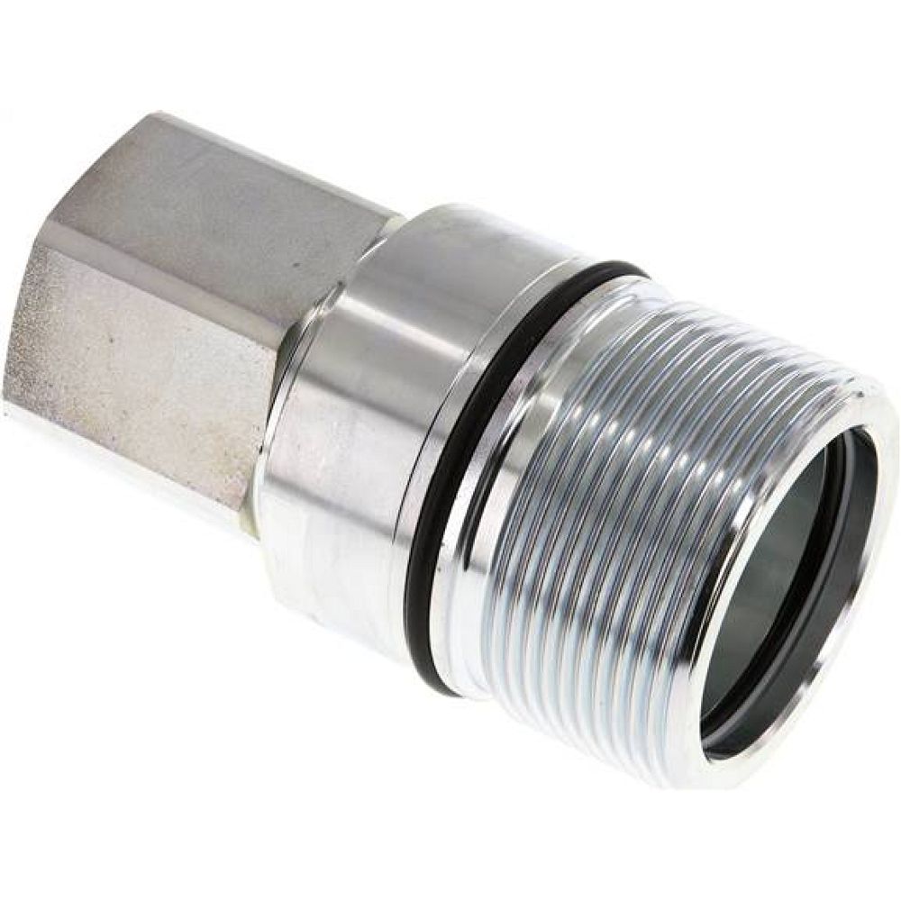 Hydraulik-Schraubkupplung, Muffe Baugr.8, G 1-1/2"(IG)