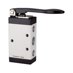 Riegler 115984.5/2-way valve, Manually actuated, »M5«, Long lever,G 1/8