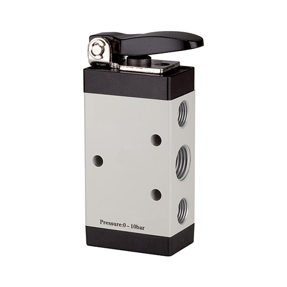 Riegler 115988. 5/2-Wegeventil, manuell betätigt, »M5«, kurzer Hebel, G 1/8