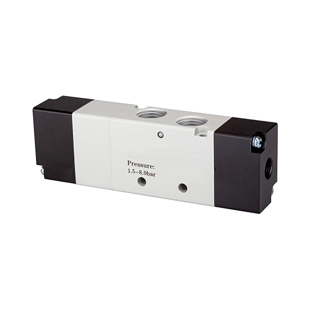 Riegler 116080.5/3-way valve, Pneumatic, »4A«, Centre aerated, M5