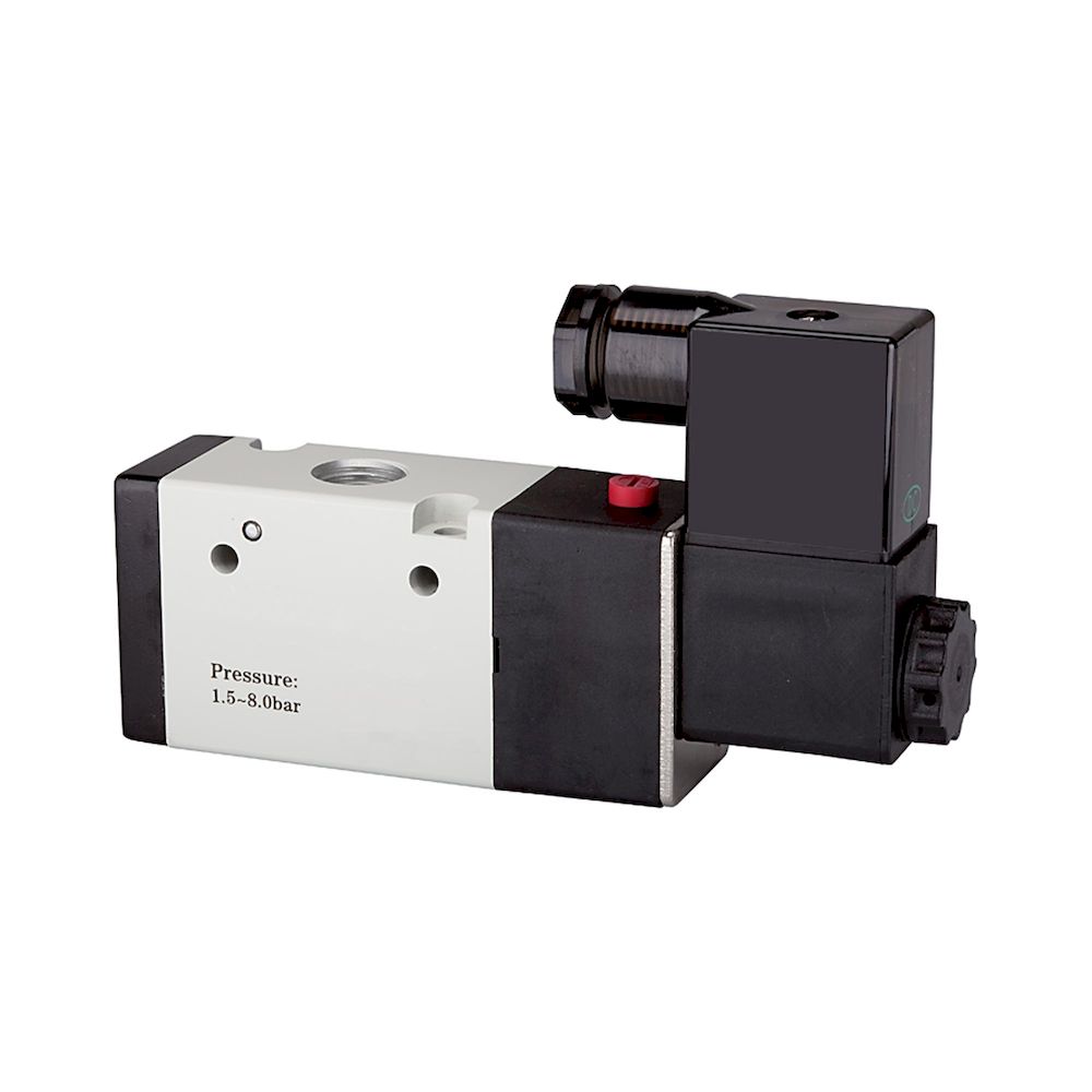 Riegler 116103.3/2-way valve, electropneumatic, »3V«, monostable, NC, 24 V DC