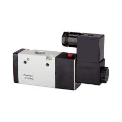 Riegler 116103.3/2-way valve, electropneumatic, »3V«, monostable, NC, 24 V DC