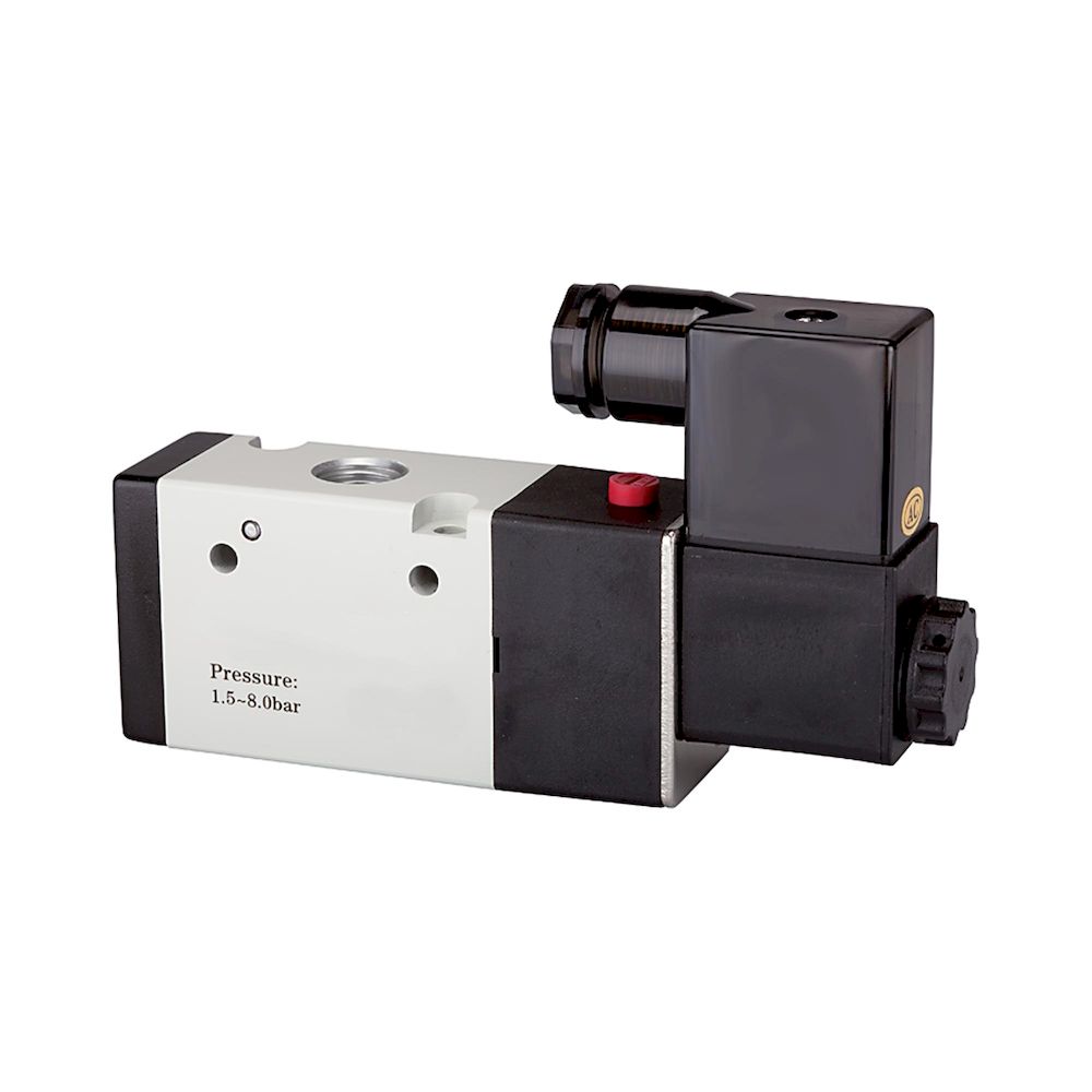 Riegler 116110.3/2-way valve, electropneumatic »3V« monostable, NC, 230 V, 50 Hz