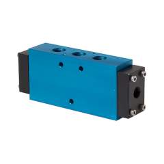 Riegler 106603.5/2-way valve, Both sides pneumatic, bistable, G 1/2, DN 15