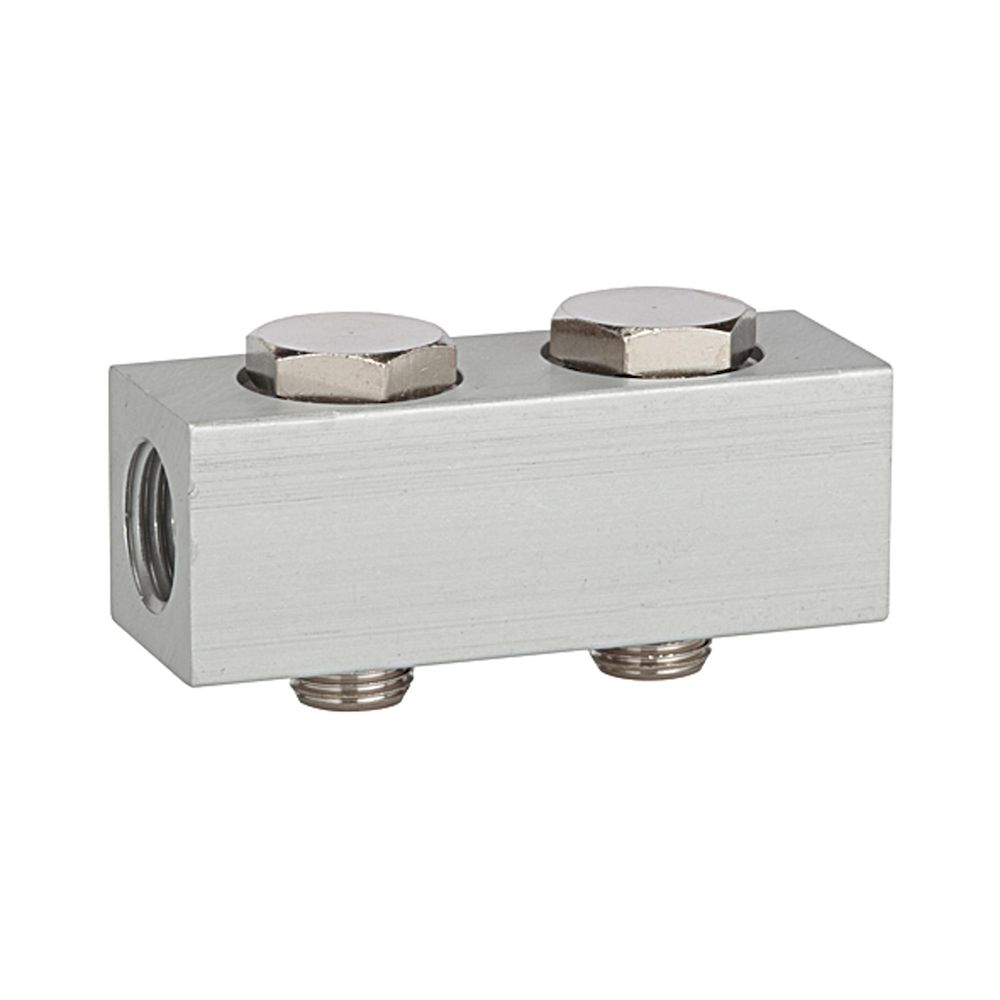 Riegler 106610.Supply strip for the way valves, with 2 valve positions, G 1/8