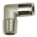 Riegler 110403.Push-in L-fitting, R 1/4 o., for hose exterior Ø 10 mm