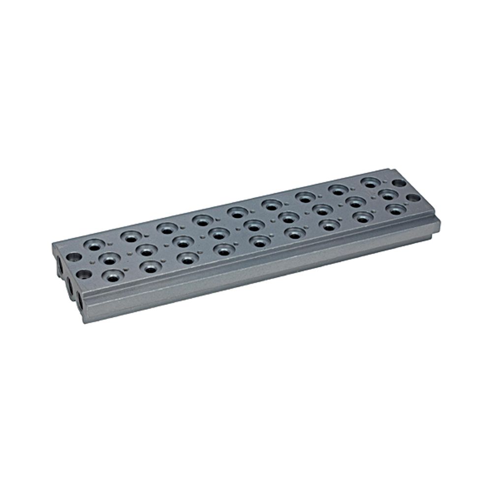 Riegler 106629.Multi-base plate for the way valves, 9 valve positions, G 1/8