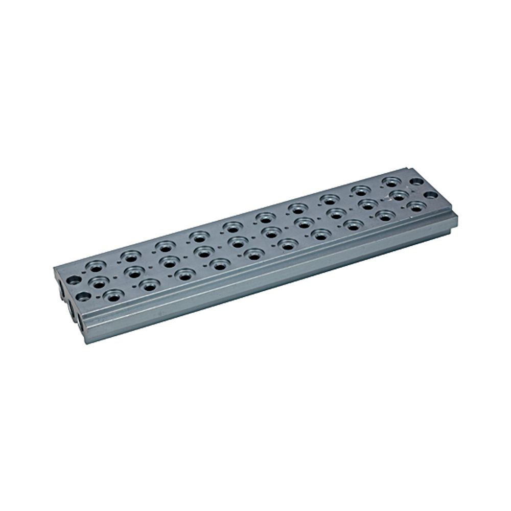 Riegler 106630.Multi-base plate for the way valves, 10 valve positions, G 1/8