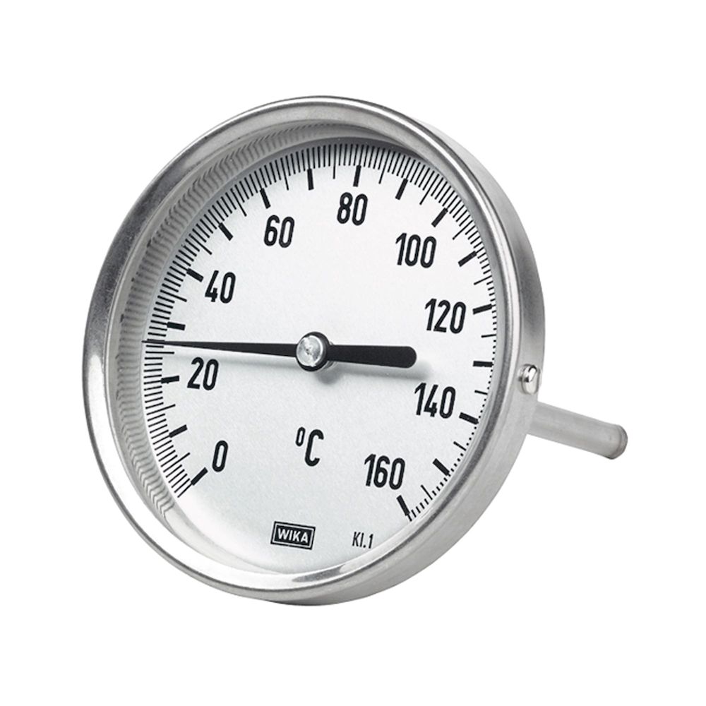 Riegler 102771. Bimetallthermometer, G 1/2 hinten, L=63, Ø 100, -30 °C bis 50 °C