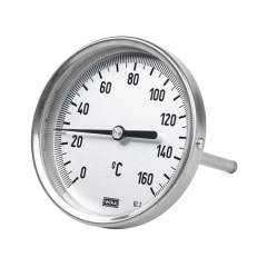 Riegler 102782.Bi-metallic thermometer rear G 1/2, Immersion shaft length 160 mm