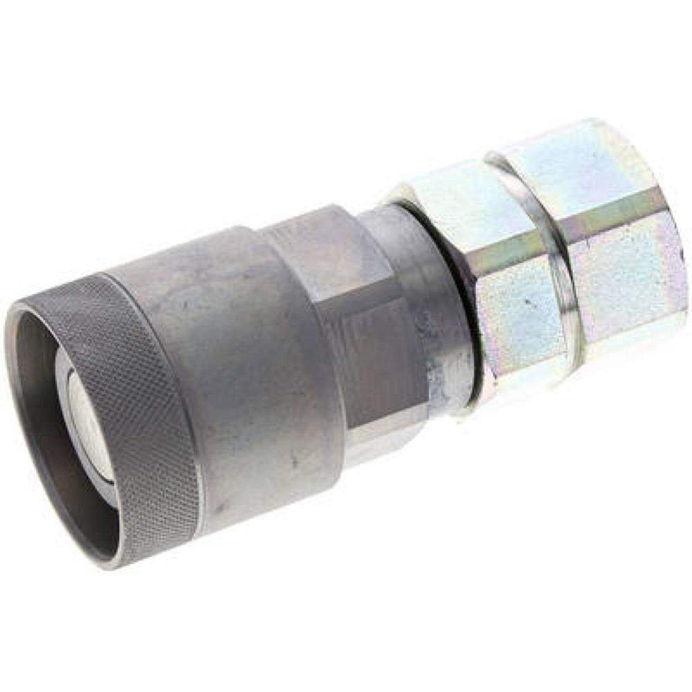 Flat-Face-Schraubkupplung, Stecker Baugr. 4, G 3/4"(IG)