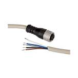 Riegler 101132.Electrical connection cable, straight socket, 5 m cable, 5-wire