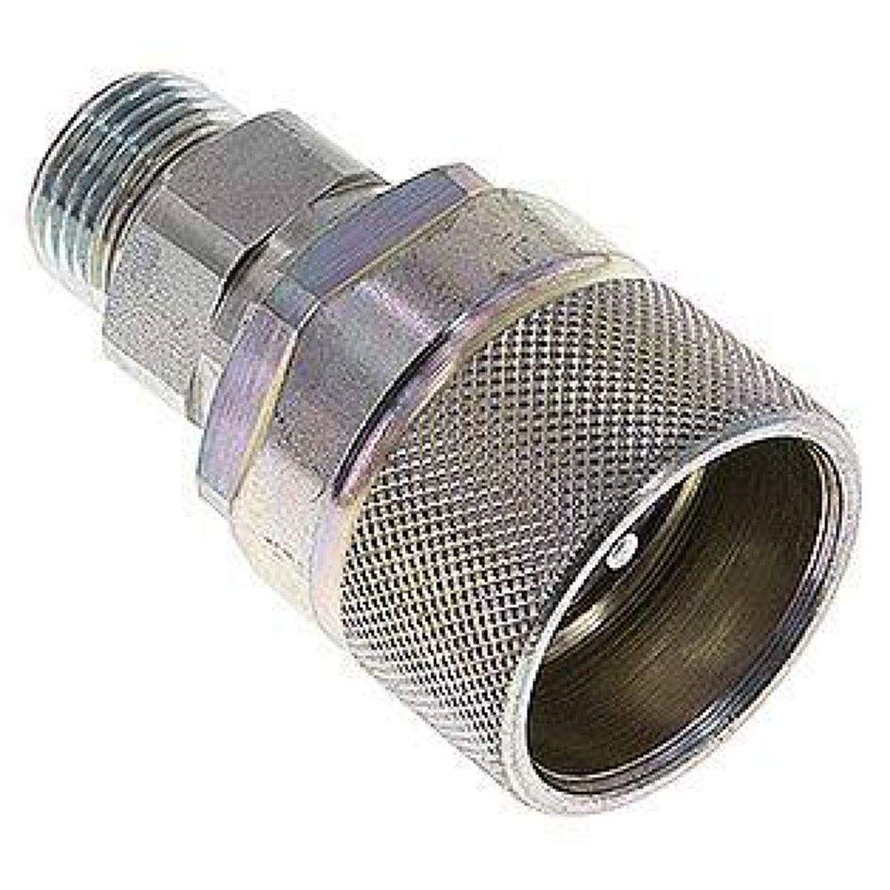 Hydraulik-Schraubkupplung, Stecker Baugr.2, 10 S (M18x1,5)