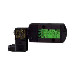 Riegler 103647. 3/2-5/2-Wegeventil, NAMUR, G 1/4 (1), G 1/8 (3 + 5), 230 V, 50 Hz