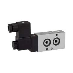 Riegler 103661. 5/2-Wegeventil, NAMUR, mono, Alu eloxiert, G 1/4, 230 V, 50Hz