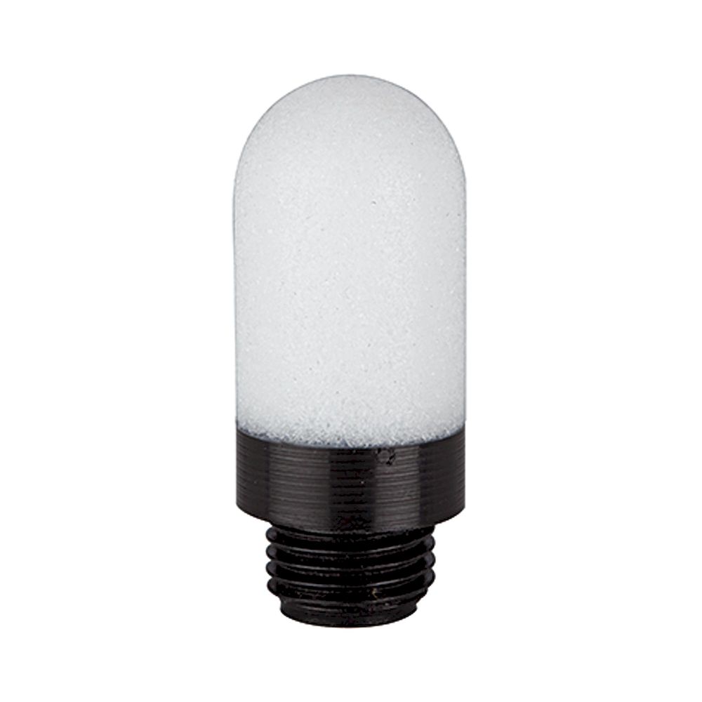 Riegler 113320.Plastic silencer, M5, Pore width max. 35 µm