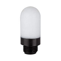 Riegler 113320.Plastic silencer, M5, Pore width max. 35 µm