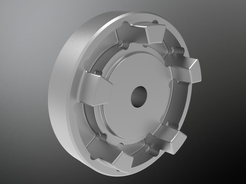 KTR 950383100052. Poly-Norm 38 GG Nabe AR D.11,5H9 vorgebohrt 