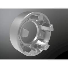 KTR 600200253080. Ruflex Gr. 2 KPL. 2TF D.30H7 NND 170NM + RU-Reifbl. für Rotex 38