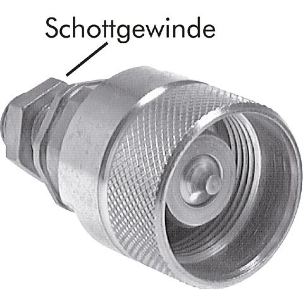 Schott-Schraubkupplung, Stecker Baugr.8, 38 S (M52x2)