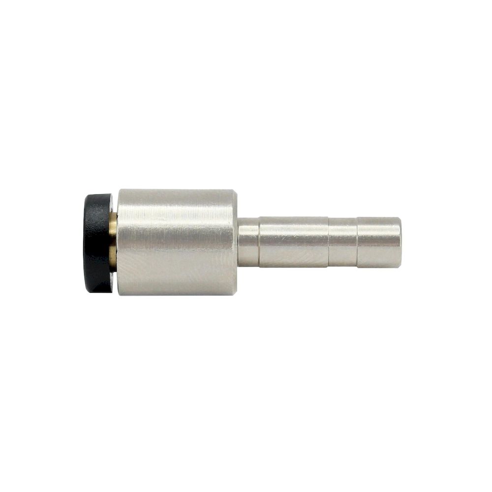 Riegler 108779.Straight push-in connector, Plug nipple red. 12 mm, »click-clock«