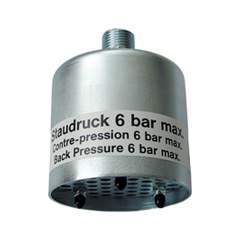 Riegler 113295. Hochleistungsschalldämpfer, G 1/2, Stahlblech verzinkt