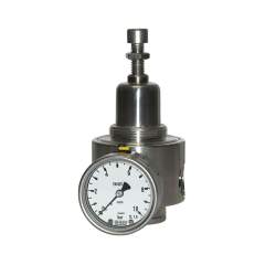 Riegler 101193.Stainless steel pressure regulator, 1.4404, G 1/2, 0.5 - 8 bar