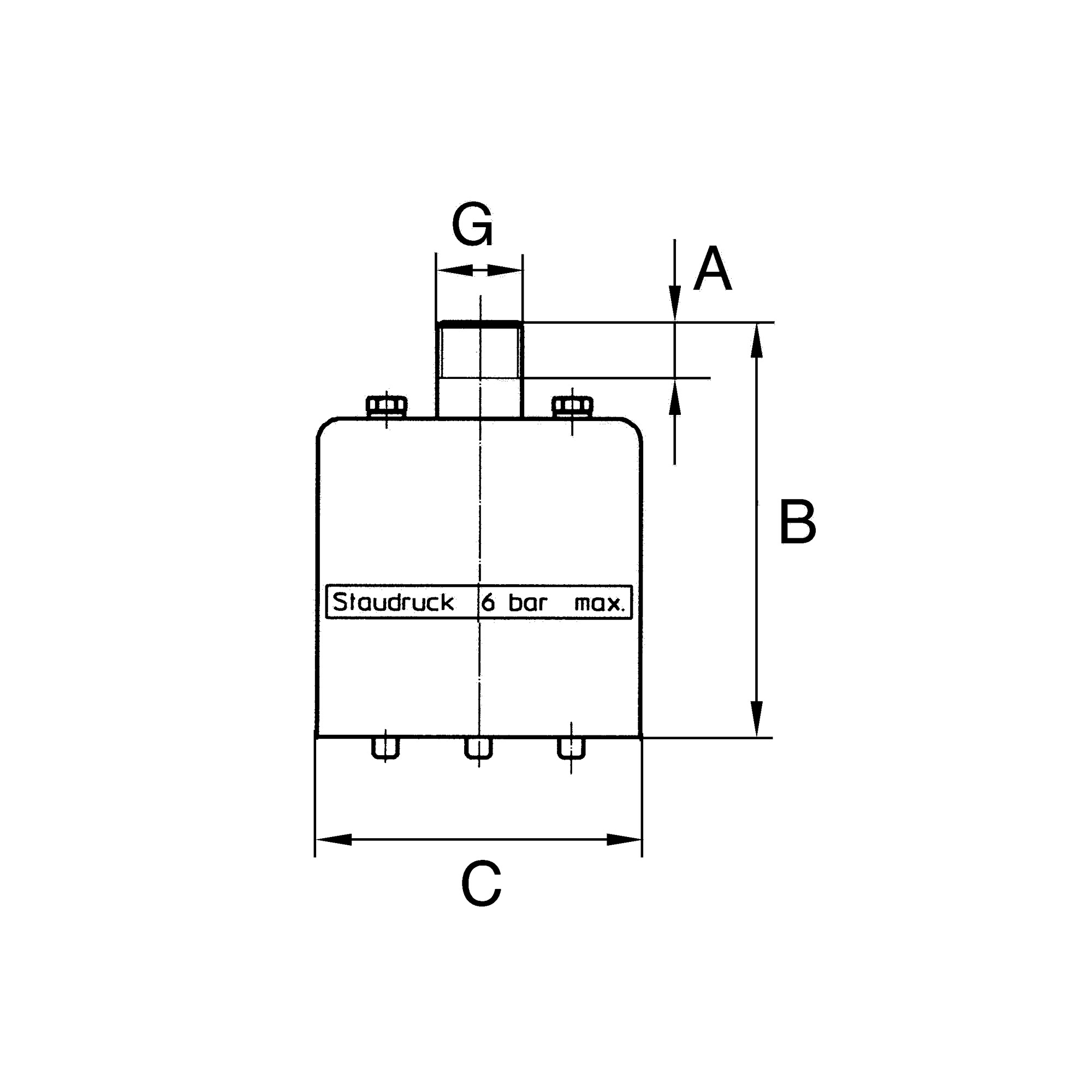 High performance silencer, G 1/2, Supply pressure max. 6 bar - Riegler 113295