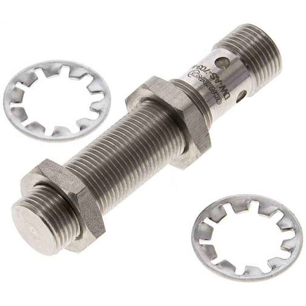 Ind. proximity switch, M 12, SN6 - M 12 plug (A-coded, 4-pole)