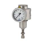 Riegler 101197.Stainless steel pressure regulator, 1.4404, G 1/2, 0.5 - 8 bar