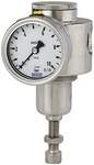 Riegler 101195.Stainless steel pressure regulator, 1.4404, G 1/4, 0.5 - 8 bar