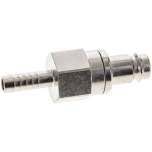 Kupplungsstecker (NW10) 8 (5/16")mm Schlauch, Messing vernickelt