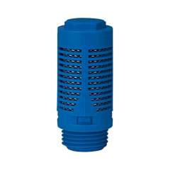 Riegler 113382.Plastic silencer, Steel net and cotton strip filling, G 1/8