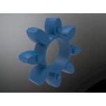 KTR 020281000003. Rotex 28 Zahnkranz 80 Sh-A blau