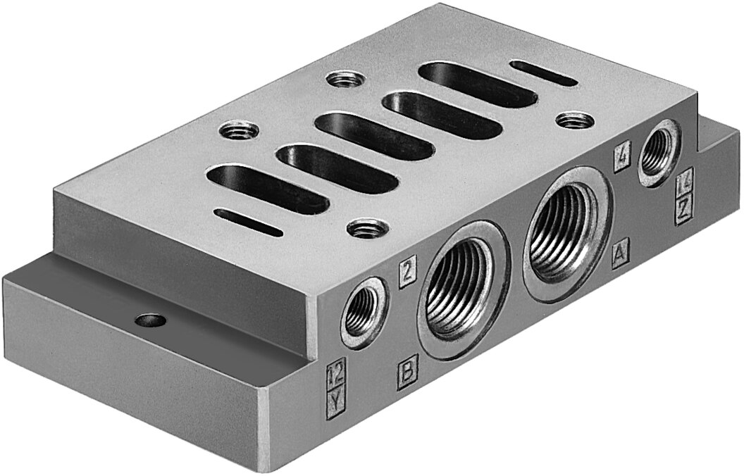 Einzelanschlussplatte NAS-1/2-NPT-3A - Festo 13995