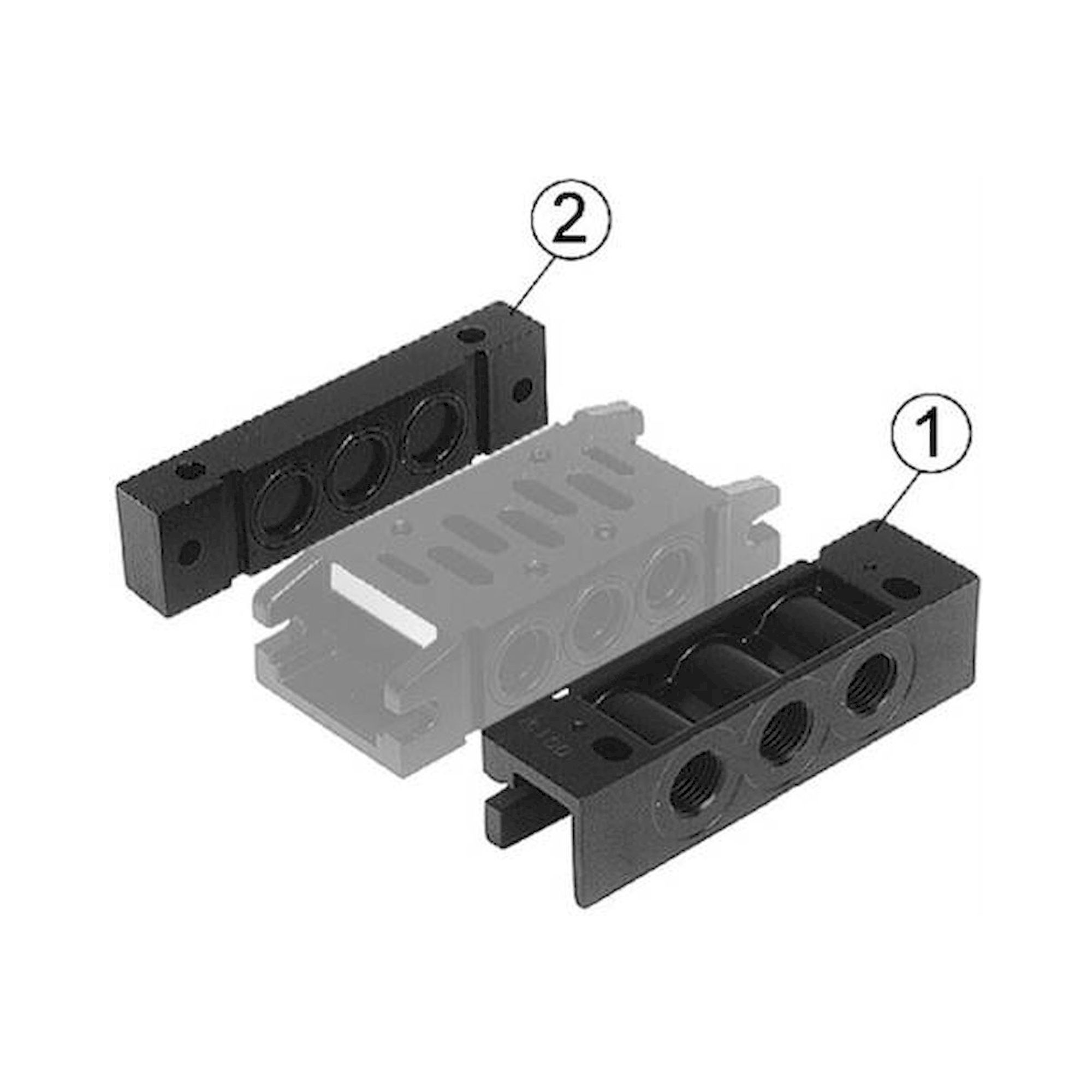 (ENDPIECE) Endplatte links, Endplatte rechts - Aventics 5803860000