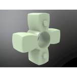 KTR 020141000020. Rotex 14 Zahnkranz 64 Sh-D T-PUR hellgrün