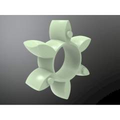 KTR 20191000020. Rotex 19 Spider 64 Sh-D =T-PUR®= light green