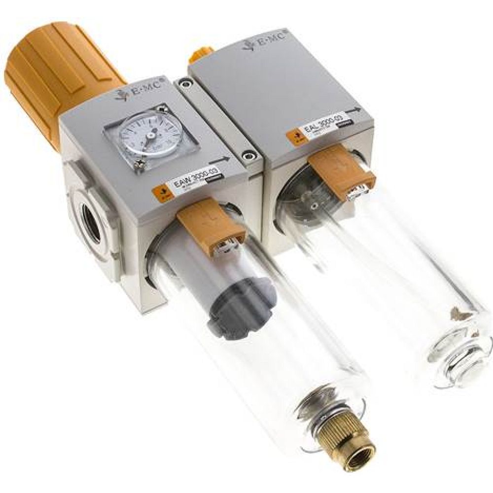 EMC EAC 3010-03 Eco-Line Wartungseinheit, G 3/8", Ablass halbautomatisch