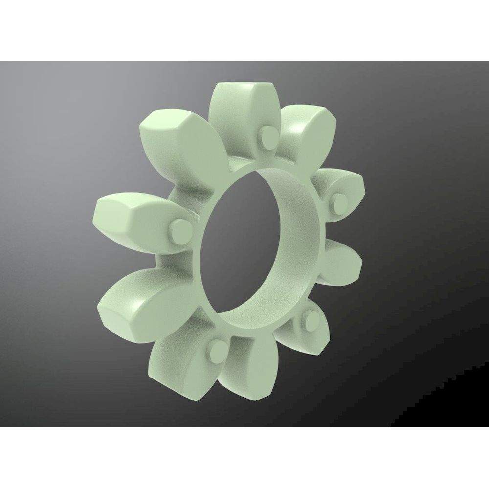 KTR 20751000020. Rotex 75 Spider 64 Sh-D =T-PUR®= light green 