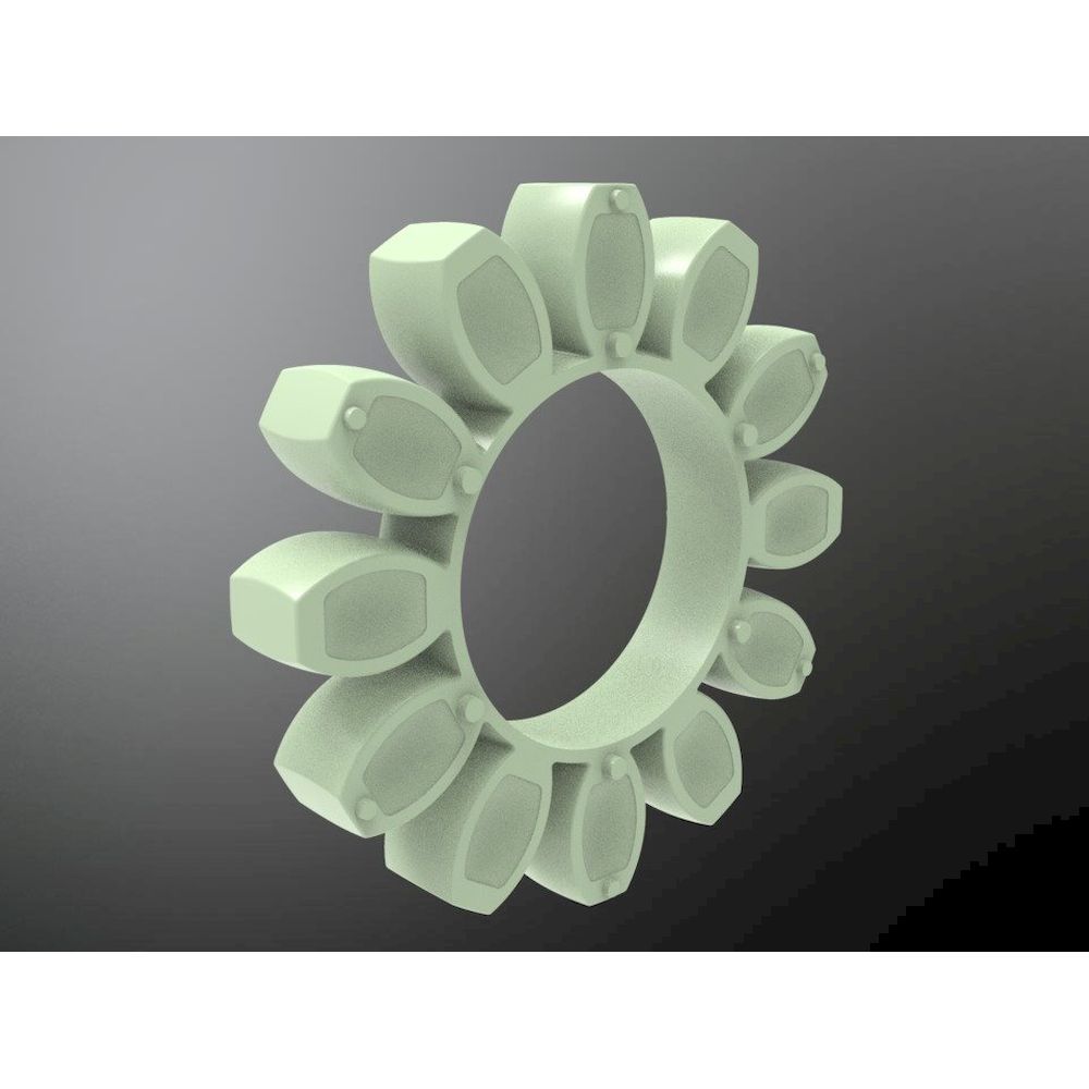 KTR 21801000020. Rotex 180 Spider 64 Sh-D =T-PUR®= light green 