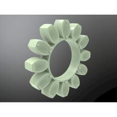 KTR 21801000020. Rotex 180 Spider 64 Sh-D =T-PUR®= light green