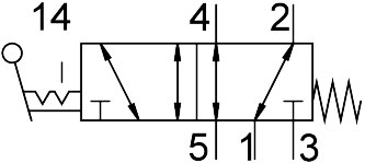 Kipphebelventil VHEF-V-B52-G18 - Festo 5300033