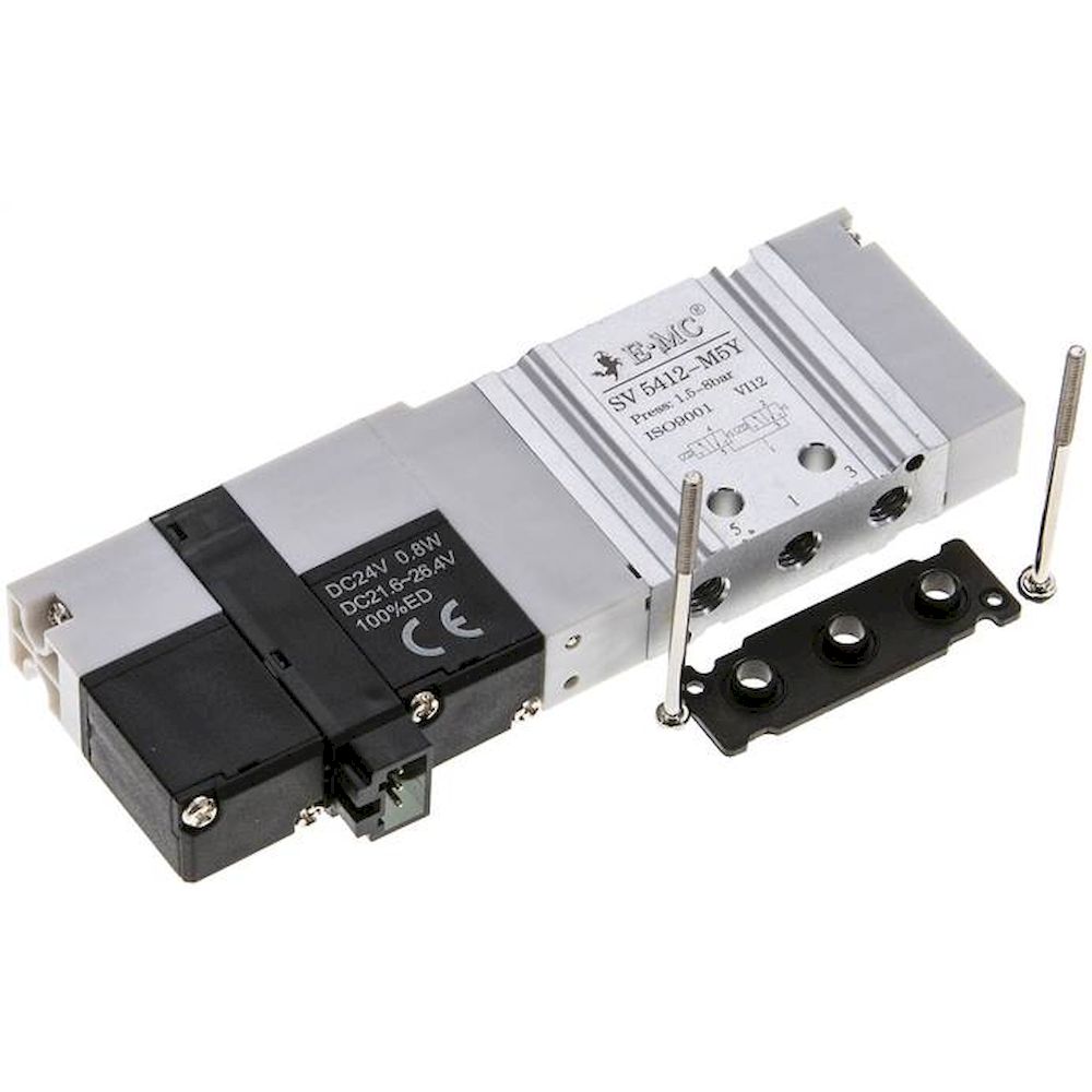 E.MC SV 5412-M5Y. Magnetventil für S1V, 2x 3/2-Wege (NC/NC)